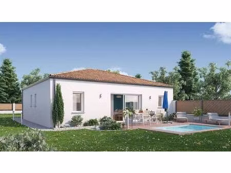 terrain avec maison neuve à vendre
