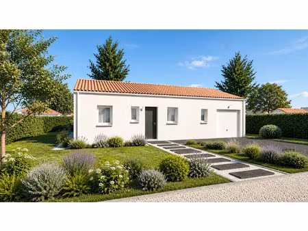 terrain avec maison neuve à vendre