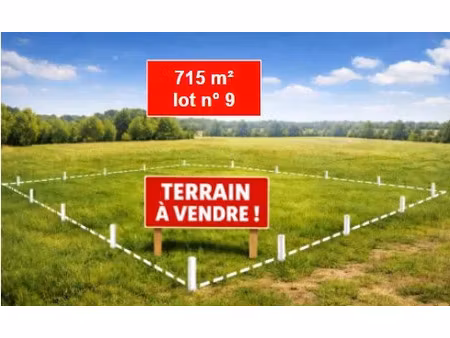 vente terrain 715 m² à savenès (82600)  87 000 €