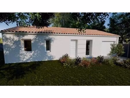 terrain avec maison neuve à vendre
