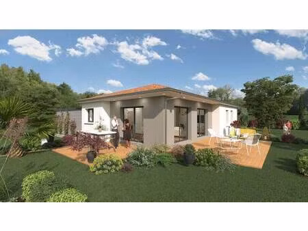 terrain avec maison neuve à vendre