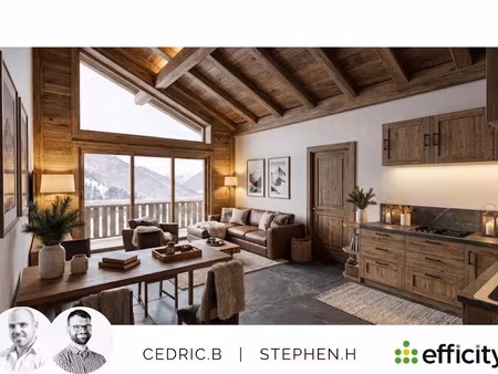 vente appartement 3 pièces 49.67 m² à la chapelle-d'abondance (74360)  335 000 €