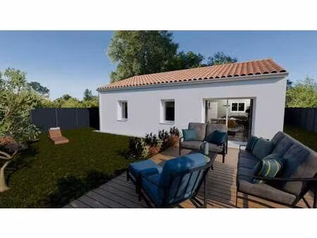 terrain avec maison neuve à vendre
