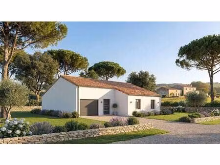 terrain avec maison neuve à vendre