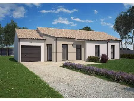 terrain avec maison neuve à vendre