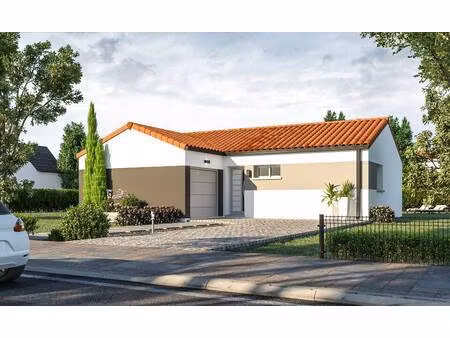 terrain avec maison neuve à vendre