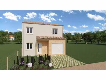 terrain avec maison neuve à vendre