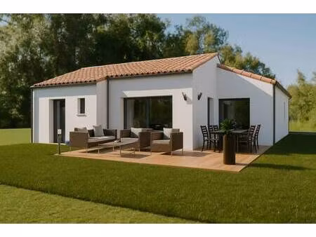 terrain avec maison neuve à vendre