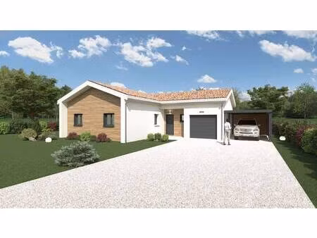 terrain avec maison neuve à vendre