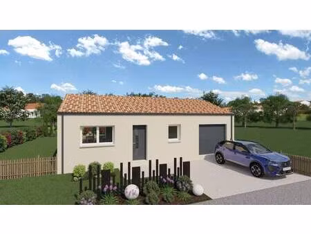 terrain avec maison neuve à vendre