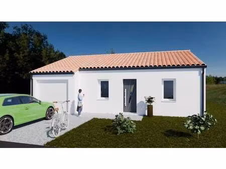terrain avec maison neuve à vendre