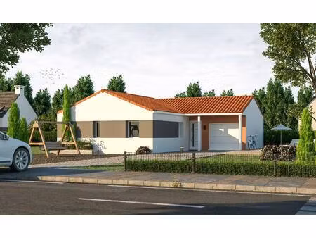 terrain avec maison neuve à vendre