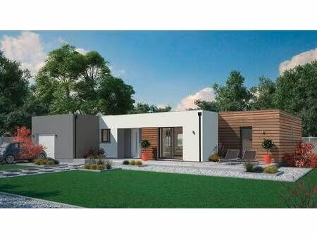terrain avec maison neuve à vendre