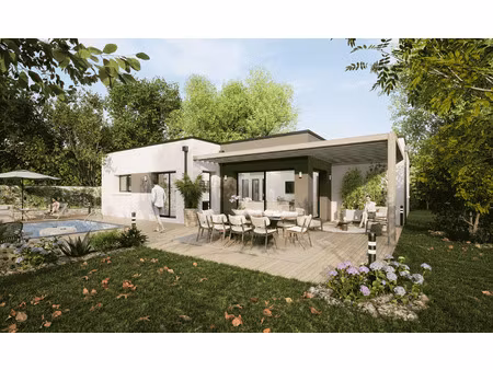 terrain avec maison neuve à vendre