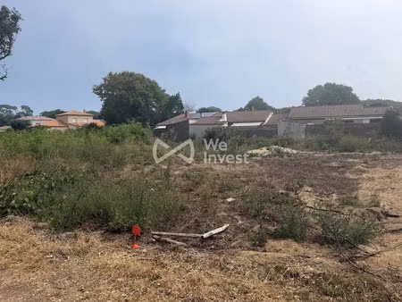 vente terrain à batir 427 m² à jard-sur-mer (85520)  158 000 €