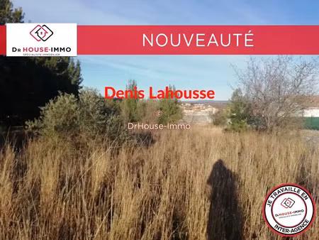 vente terrain 1274 m² à adissan (34230)  215 000 €