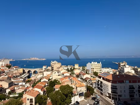 à vendre appartement type 4 de 84m2 vue mer marseille