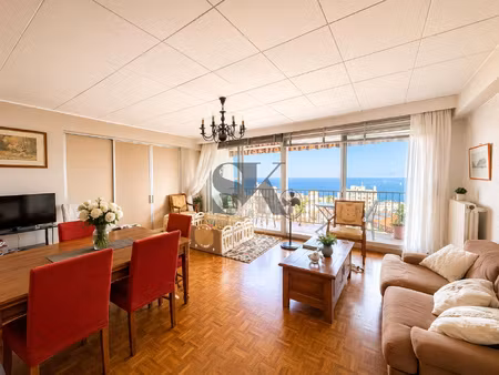 à vendre appartement type 5 de 126m2 vue mer marseille
