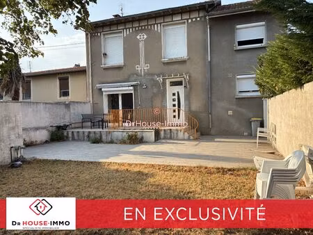 a louer charmante maison mitoyenne de 4 pièces avec jardin et terrasse à bourg-lès-valence