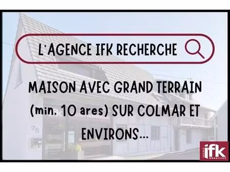 - recherchons maison avec grand terrain