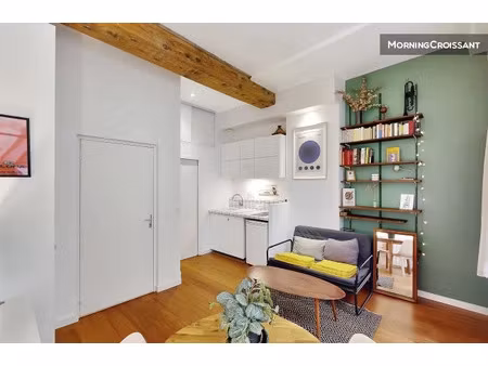 location meublée appartement 2 pièces 28 m² à lyon 1er (69001)  1 571 €