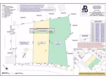 2 terrains de 19 et 14a à vendre en 1 lot ou séparément