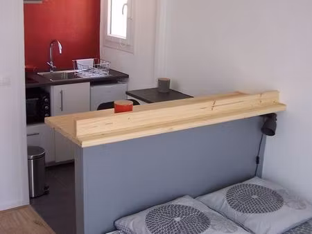studio meublé très lumineux de 23 m2