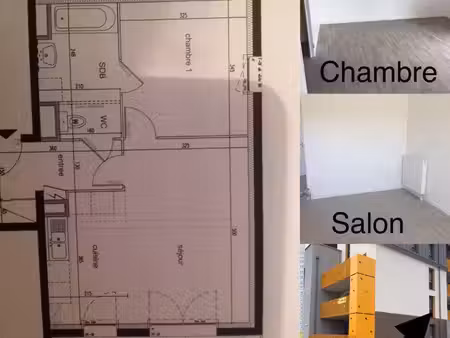 à louer t2 au rheu