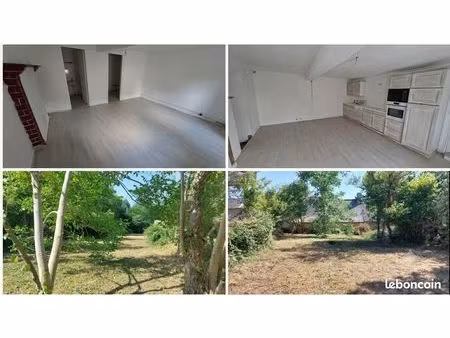 maison 2 chambres avec 1000m2 de jardin + petit hangar a louer