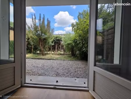 à louer t3 de 60 m2 avec jardin privatif et climatisation à albertville