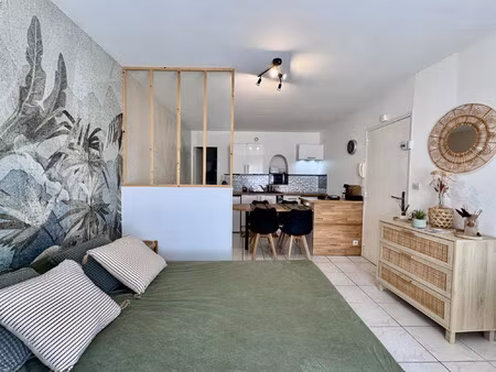 studio 28 m² rénové à pornichet hyper centre  meublé  loué
