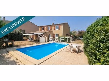 pavillon 4 chambres  piscine  garage