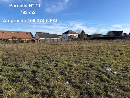 terrain à bâtir lotissement résidentiel
