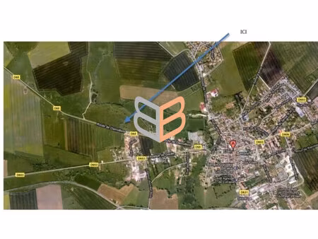 terrain constructible non viabilisé à etain