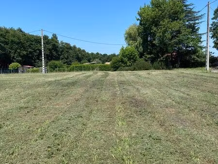 terrain constructible 1273m2 avec permis validé