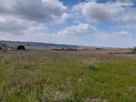 terrain constructible avec belle vue dégagée