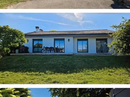 villa de plain pied avec terrain piscinable- 4 ch et grand sous-sol