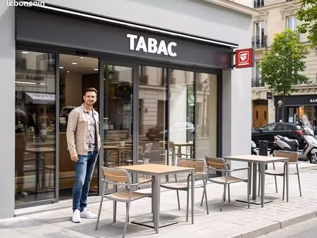 fonds de commerce bar  tabac  fdj 65 m²