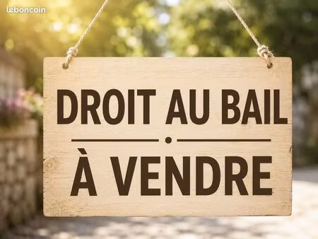 droit au bail – local commercial 39 m² – centre de mouans-sartoux
