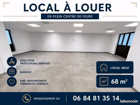 location 68m2 - local professionnel