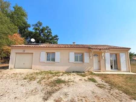 maison de plain-pied de 2012 avec garage et jardin sur le secteur de creysse