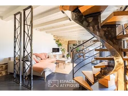maison de caractère rénovée en pierre à fabrezan