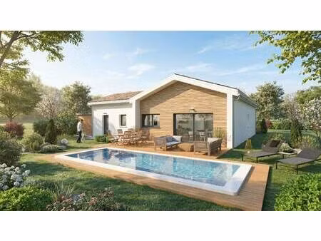 terrain avec maison neuve à vendre