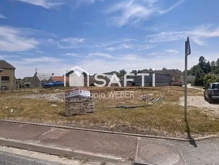 terrain 822 m² vraux