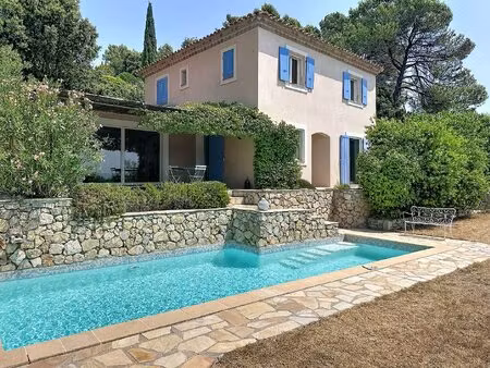 villa de charme avec vue panoramique  piscine à lorgues