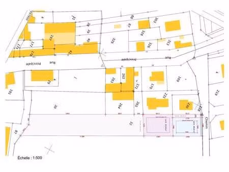 terrain constructible à vendre