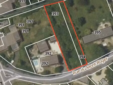 terrain constructible à vendre