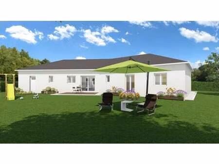 terrain avec maison neuve à vendre