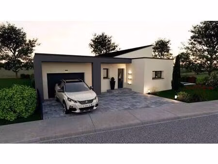terrain avec maison neuve à vendre