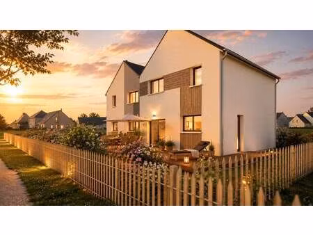 terrain avec maison neuve à vendre